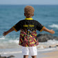 Personalised Uganda 64th Anniversary Kid Hawaiian Shirt Happy Independence Day