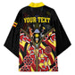 Personalised Uganda 64th Anniversary Kimono Happy Independence Day