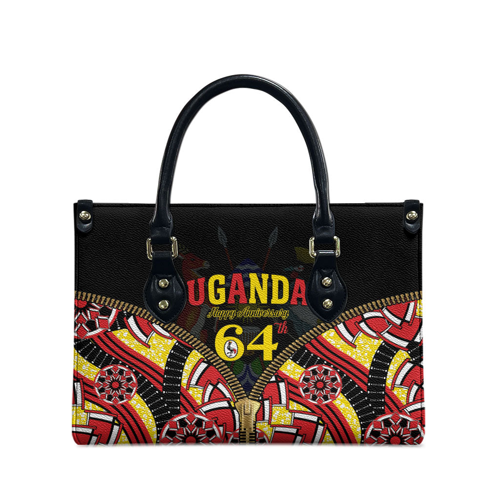 Uganda 64th Anniversary Leather Bag Happy Independence Day