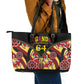 Uganda 64th Anniversary Leather Tote Bag Happy Independence Day