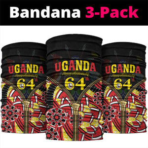 Uganda 64th Anniversary Neck Gaiter Happy Independence Day