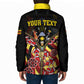 Personalised Uganda 64th Anniversary Padded Jacket Happy Independence Day