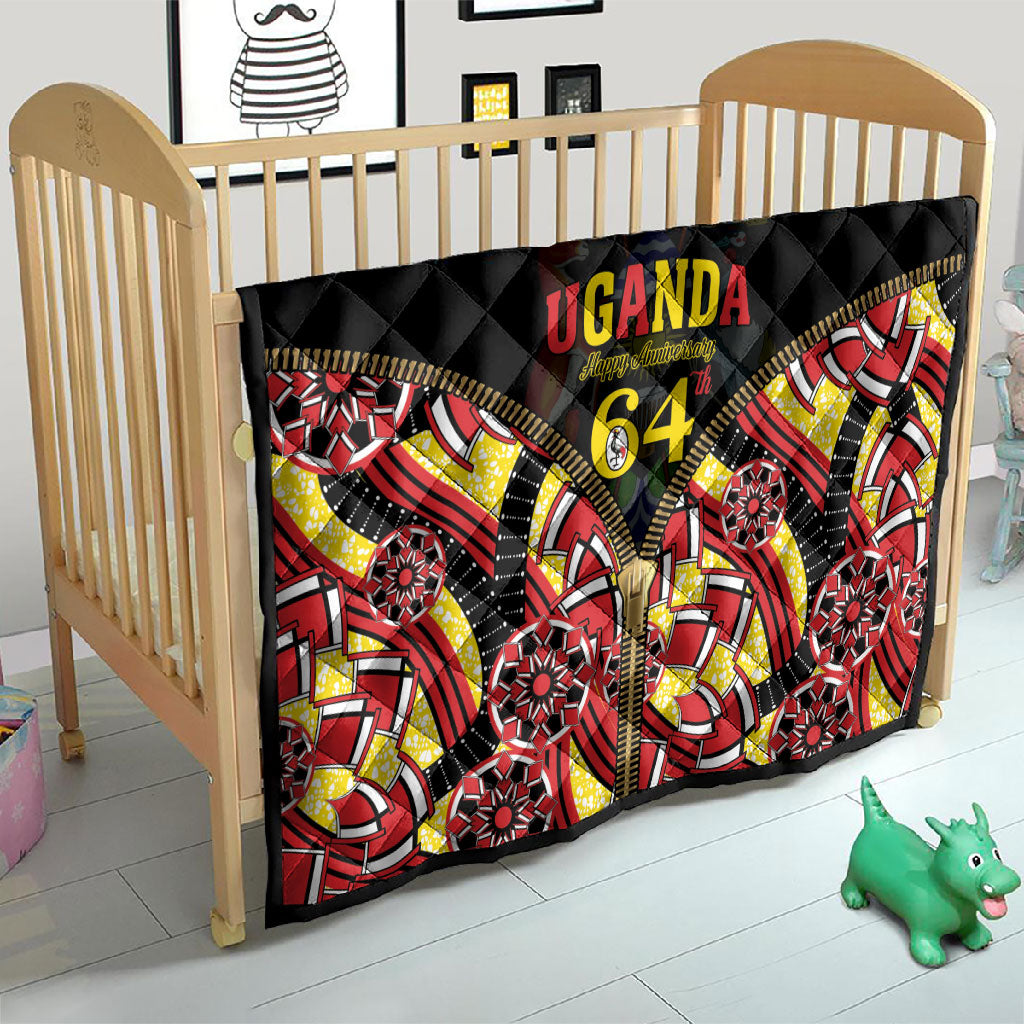 Uganda 64th Anniversary Quilt Happy Independence Day