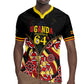 Personalised Uganda 64th Anniversary Rugby Jersey Happy Independence Day