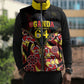 Personalised Uganda 64th Anniversary Sleeveless Puffer Jacket Happy Independence Day