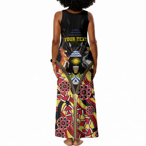Personalised Uganda 64th Anniversary Tank Maxi Dress Happy Independence Day