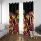 Uganda 64th Anniversary Window Curtain Happy Independence Day