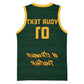 Custom South Africa Rugby Basketball Jersey - Stronger Together, Stronger Forever, Bokke World Cup - African Pride