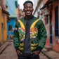 Custom South Africa Rugby Bomber Jacket - Stronger Together, Stronger Forever, Bokke World Cup
