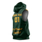 Custom South Africa Rugby Sleeveless Hoodie - Stronger Together, Stronger Forever, Bokke World Cup - African Pride