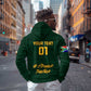 Custom South Africa Rugby Zip Hoodie - Stronger Together, Stronger Forever, Bokke World Cup