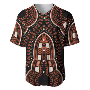 African Dashiki Baseball Jersey Afro Vintage Pattern