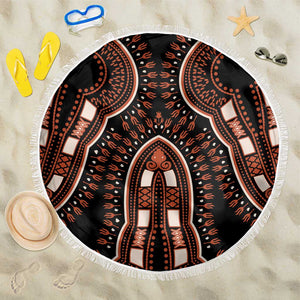 African Dashiki Beach Blanket Afro Vintage Pattern