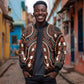 African Dashiki Bomber Jacket Afro Vintage Pattern
