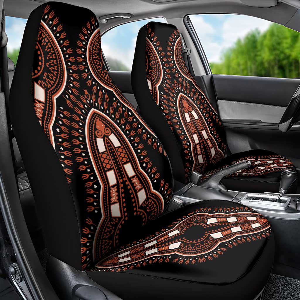 African Dashiki Car Seat Cover Afro Vintage Pattern