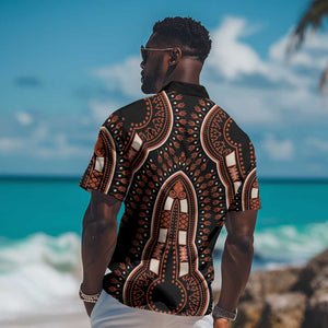 African Dashiki Hawaiian Shirt Afro Vintage Pattern