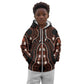 African Dashiki Kid Hoodie Afro Vintage Pattern