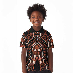 African Dashiki Kid Polo Shirt Afro Vintage Pattern