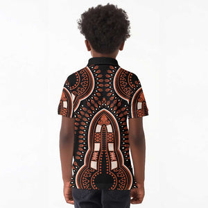 African Dashiki Kid Polo Shirt Afro Vintage Pattern