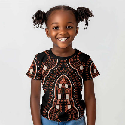 African Dashiki Kid T shirt Afro Vintage Pattern