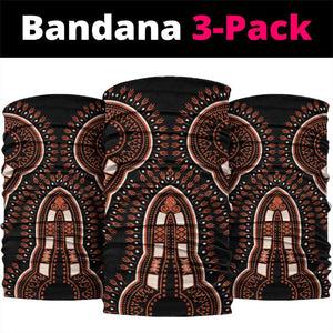 African Dashiki Neck Gaiter Afro Vintage Pattern LT01