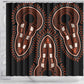 African Dashiki Shower Curtain Afro Vintage Pattern