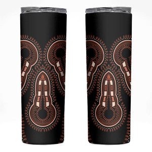 African Dashiki Skinny Tumbler Afro Vintage Pattern
