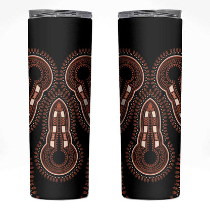 African Dashiki Skinny Tumbler Afro Vintage Pattern