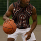 African Dashiki Sleeveless Hoodie Afro Vintage Pattern - African Pride
