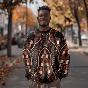 African Dashiki Sweatshirt Afro Vintage Pattern