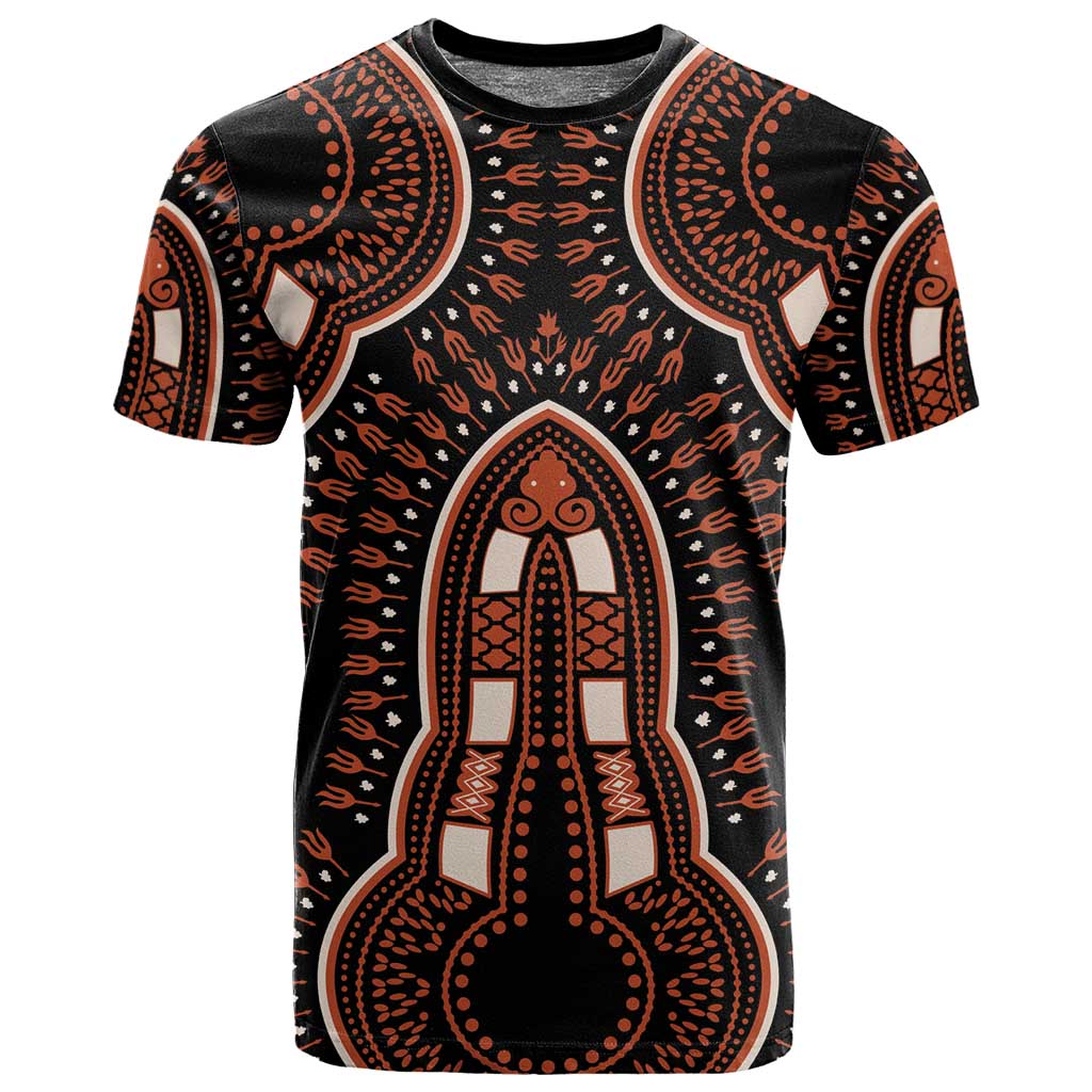 African Dashiki T shirt Afro Vintage Pattern