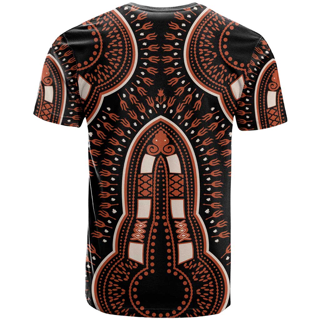 African Dashiki T shirt Afro Vintage Pattern