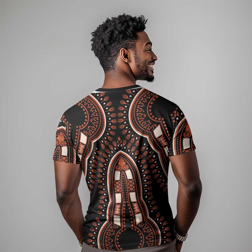 African Dashiki T shirt Afro Vintage Pattern