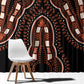 African Dashiki Window Curtain Afro Vintage Pattern