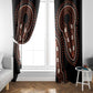 African Dashiki Window Curtain Afro Vintage Pattern