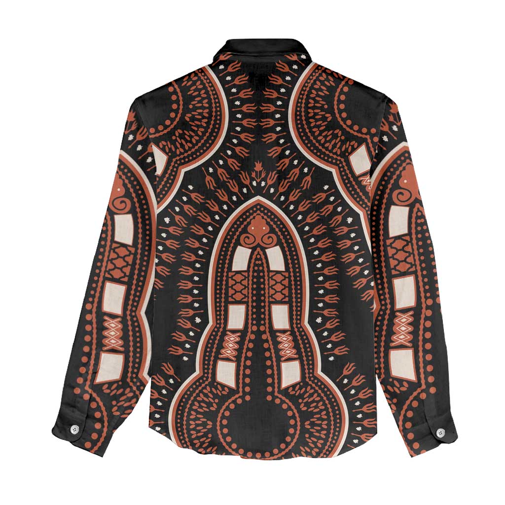 African Dashiki Women Casual Shirt Afro Vintage Pattern LT01