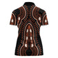 African Dashiki Women Polo Shirt Afro Vintage Pattern
