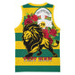 Togo Independence Day Basketball Jersey Lion With Rosa Flag Style - African Pride