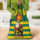 Togo Independence Day Grocery Bag Lion With Rosa Flag Style
