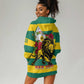 Togo Independence Day Hoodie Dress Lion With Rosa Flag Style