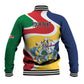 Personalized Seychelles Baseball Jacket Finis Coronat Opus