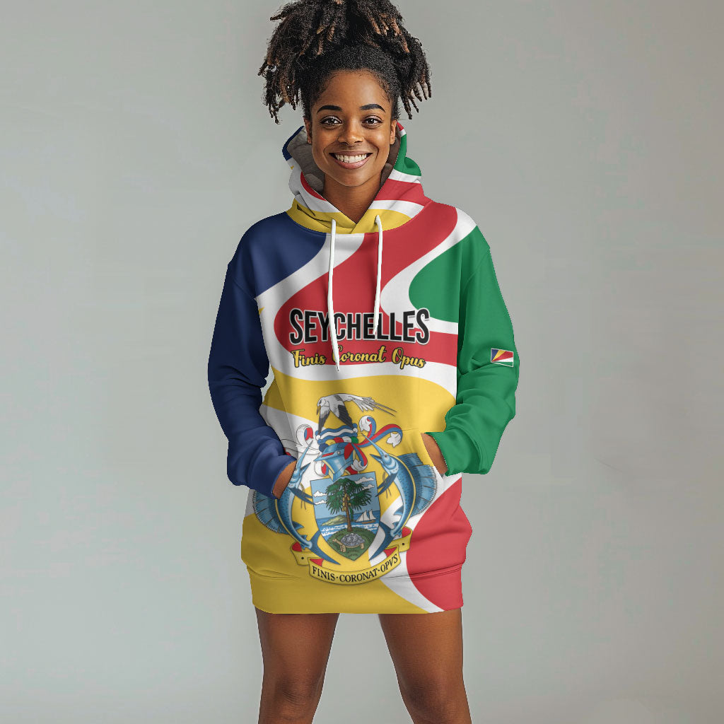 Personalized Seychelles Hoodie Dress Finis Coronat Opus