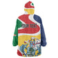 Personalized Seychelles Kid Wearable Blanket Hoodie Finis Coronat Opus