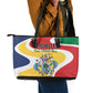 Seychelles Leather Tote Bag Finis Coronat Opus
