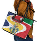 Seychelles Leather Tote Bag Finis Coronat Opus