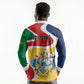 Personalized Seychelles Long Sleeve Polo Shirt Finis Coronat Opus