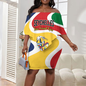 Personalized Seychelles Off Shoulder Short Dress Finis Coronat Opus