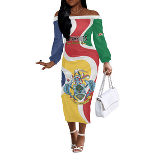 Personalized Seychelles Off The Shoulder Long Sleeve Dress Finis Coronat Opus