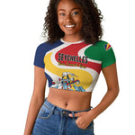 Personalized Seychelles Raglan Cropped T shirt Finis Coronat Opus