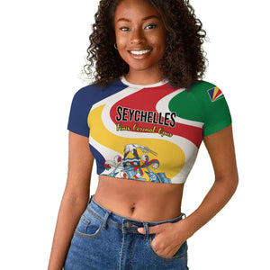 Personalized Seychelles Raglan Cropped T shirt Finis Coronat Opus